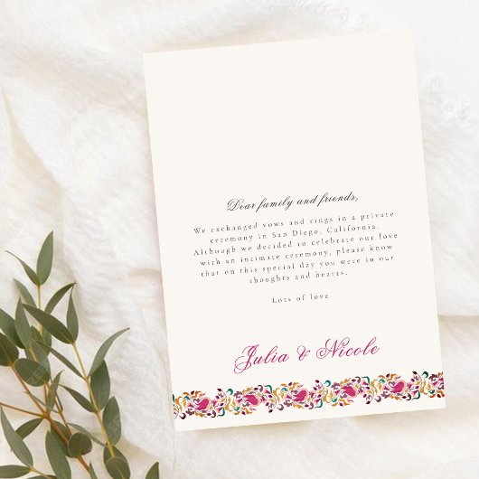 Classical Pearl Swan Floral Wedding Announcement Kaart