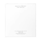 Classical Plain Attractive Stylish Business Notitieblok (Voorkant)