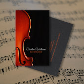 Classical String Music Teacher Professional Visitekaartje