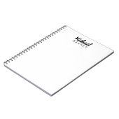 Classical White Minimalist Plain Elegant Notitieboek (Linkerzijde)