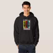 Classically Trained Retro 80s Arcade Video Gaming Hoodie (Voorkant volledig)