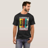 Classically Trained Retro 80s Arcade Video Gaming T-shirt (Voorkant volledig)