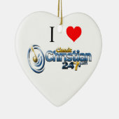 ClassicChristian247.com Heart Ornament (Rechts)