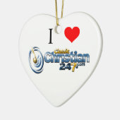 ClassicChristian247.com Heart Ornament (Links)