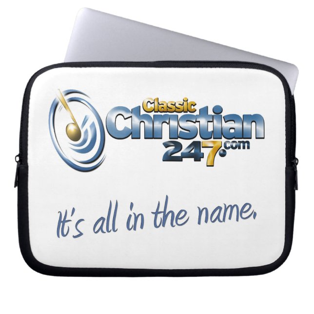 ClassicChristian247.com-laptoptas Laptop Sleeve (Voorkant)