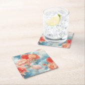 Classics - Angelic Pink en Red Roses in zachte cap Kartonnen Onderzetters (Insitu)