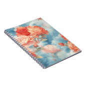 Classics - Angelic Pink & Red Roses in zachte wolk Notitieboek (Rechterzijde)