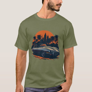 Classics auto's - Jaguar E-Type T-Shirt 001