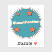 Classificatie Sticker (Vel)