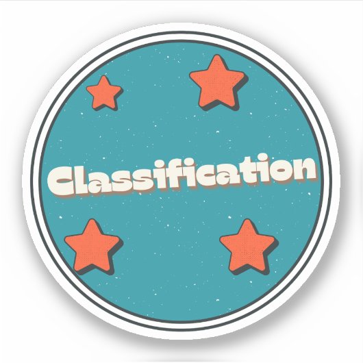 Classificatie Sticker (Voorkant)