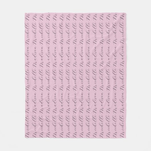 Classificatiehandschrift met minimale namen fleece deken (Voorkant)