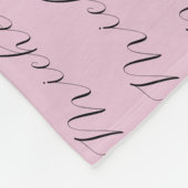 Classificatiehandschrift met minimale namen fleece deken (Hoek)