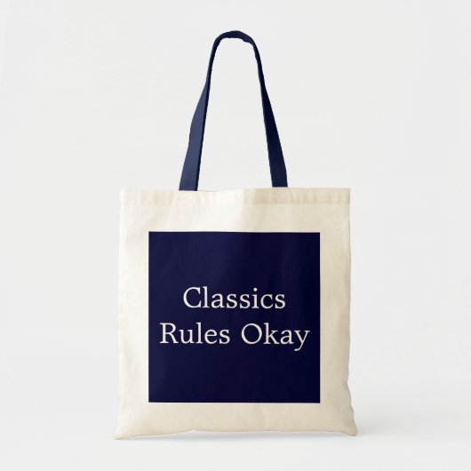 Classificatieregels Oké Tote Bag (Voorkant)