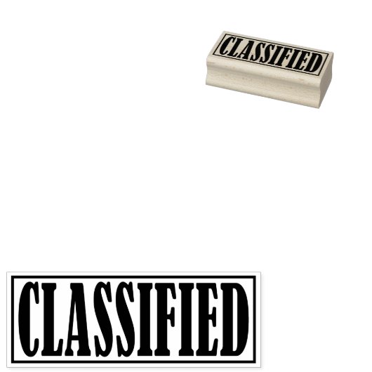 Classified Business Kantoor Ingelijste Eenvoudig w Rubberstempel (Gestempeld)