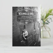 Classique et Élégante Réservez la Date Save The Date (Staand voorkant)