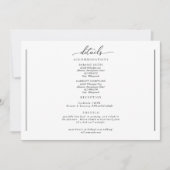 Classis Zwart & Wit Trouwdetails Bijlage Kaart (Voorkant)