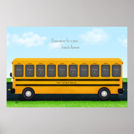 Classmates for a Year Friends Forever Custom Photo Poster