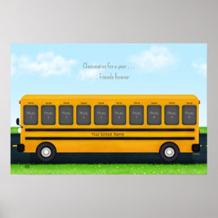 Classmates for a Year Friends Forever Custom Photo Poster