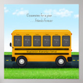 Classmates for a Year Friends Forever Custom Photo Poster (Voorkant)