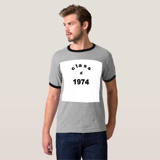 Classof74Black T-shirt (Voorkant volledig)