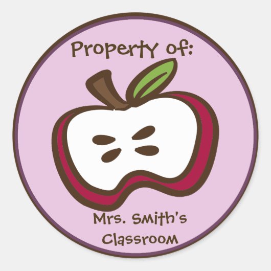 Classroom Apple Stickers (Voorkant)