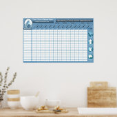 Classroom Attendance Wall Poster (Keuken)