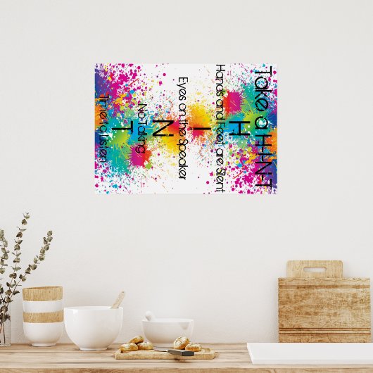 Classroom-beheer Poster (Keuken)