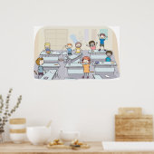 Classroom Chaos Poster (Keuken)