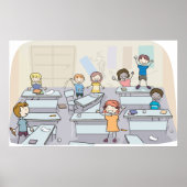 Classroom Chaos Poster (Voorkant)