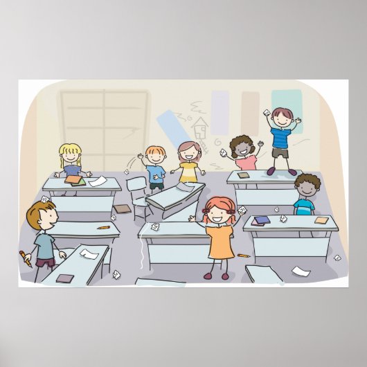 Classroom Chaos Poster (Voorkant)