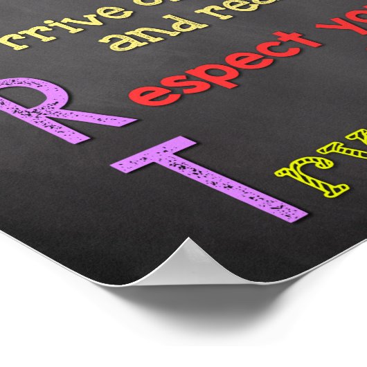 Classroom Decor, Classroom Quottes, Inspirerend Poster (Hoek)