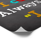 Classroom Decor, Classroom Quottes, Inspirerend Poster (Hoek)