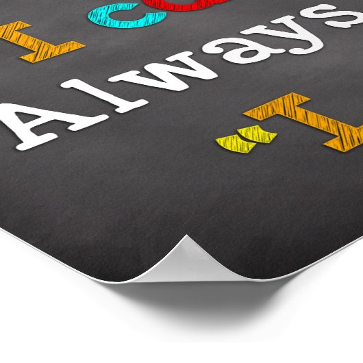 Classroom Decor, Classroom Quottes, Inspirerend Poster (Hoek)