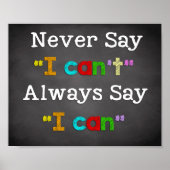 Classroom Decor, Classroom Quottes, Inspirerend Poster (Voorkant)