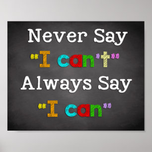Classroom Decor, Classroom Quottes, Inspirerend Poster