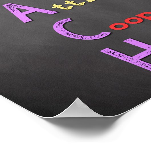 Classroom Decor, Classroom Quottes, Inspirerend Poster (Hoek)