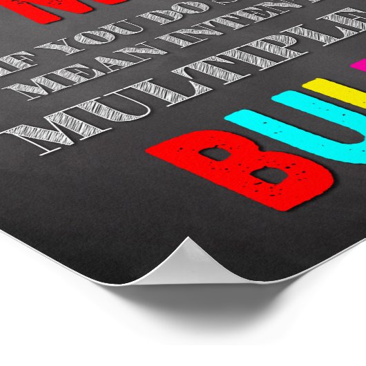 Classroom Decor, Classroom Quottes, Is het Bullyin Poster (Hoek)