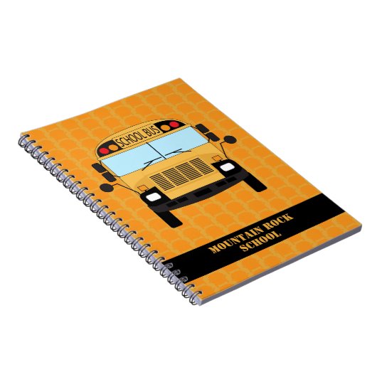 Classroom docent en gele schoolbus chauffeur notitieboek (Rechterzijde)