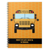 Classroom docent en gele schoolbus chauffeur notitieboek (Voorkant)