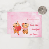 Classroom Funny Wild over je Valentijn Notitiekaartje (Voorkant / Achterkant in situ)