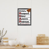 Classroom Guidelines/Rules Poster (Keuken)