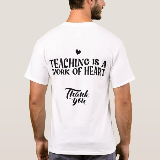 Classroom Heroes WITHE T-shirt (Achterkant)
