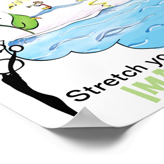 Classroom Kinder Verbeelding Poster (Hoek)