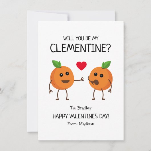 Classroom Kute Valentijnse Kinderen Feestdagenkaart (Voorkant)