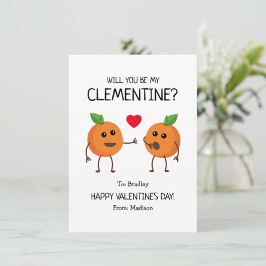 Classroom Kute Valentijnse Kinderen Feestdagenkaart (Staand voorkant)