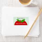 Classroom Label gelieve terug te keren - appels (Insitu)