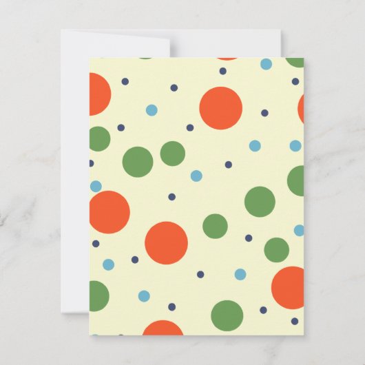 Classroom Open House - Gele Pencils & Stippen Kaart (Achterkant)