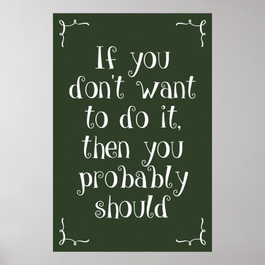 Classroom Poster: Als je niet... Poster (Voorkant)