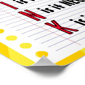 Classroom Poster Denk aan Poster Onderwijs (Hoek)