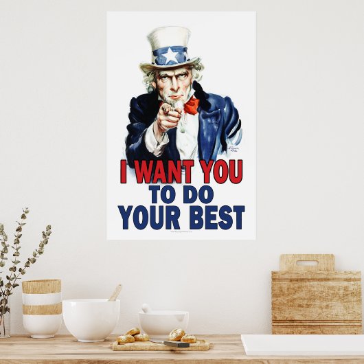 Classroom Poster: DOE UW BESTE Poster (Keuken)